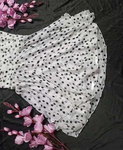 Chic Polka Dot Halter Dress