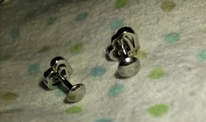 Cute 92.5 Silver Heart Stud Earrings