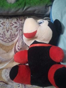 Cute Black and Red Plush Toy