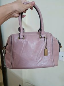 Lilac Satchel leather bag