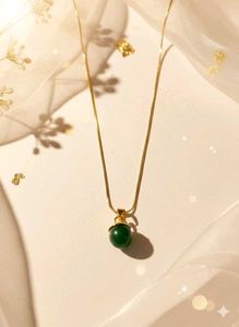 Emerald Pendant Necklace