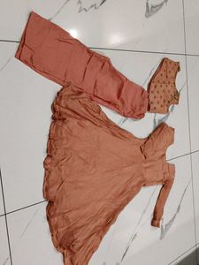 Embellished Peach kurti