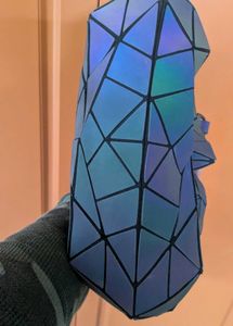 Geometric Reflective Tote Bag