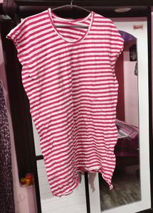 Striped Casual Kaftan Top