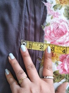 Women A-line Grey Kurti