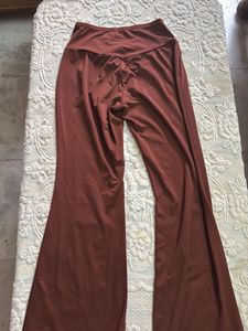 Brown Bell Bottom Pants