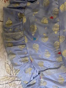 pastel blue one piece kurta gown🌸