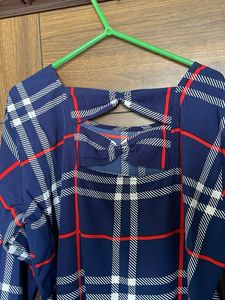 checked frock