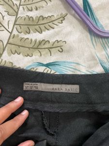 Zara brand Classic Black straight Trousers