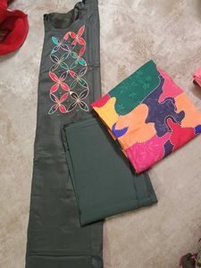Embroidered Kurta Suit Set