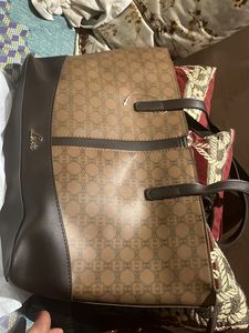 Lavie Monogram Tote Bag