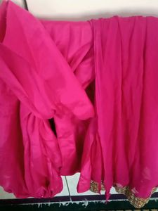 Rose Pink Plazo And Dupatta