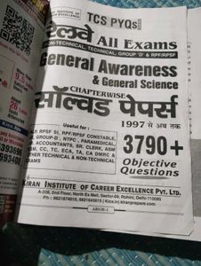 Kiran Railway General Awareness &amp; Science Book