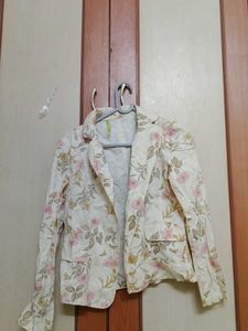 Floral Print Blazer