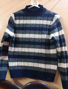 Unisex Classic Striped Winter Knit Sweater