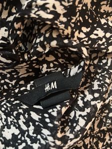 Stylish Black &amp; White Print tunic top dress