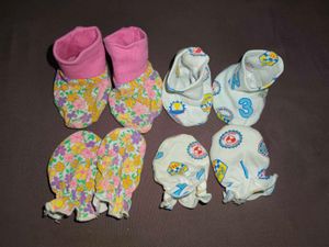 mittens and caps