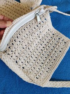 Handmade Crochet Sling Bag