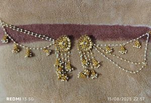 Pearl &amp; Gold Jewelry Set