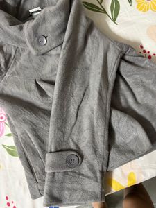 Cozy Grey Fleece Jacket