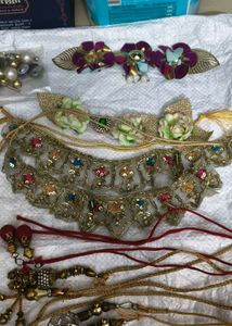 Hair Accessories Bundle With Pink Bag
