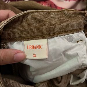Brown Wide Leg Jeans