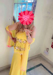 Beautiful Yellow Kurta Set with Dupatta