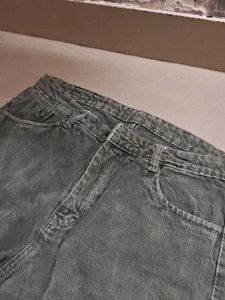 Green Cargo Jeans