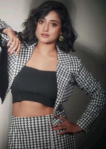 Houndstooth Blazer & Skirt Set