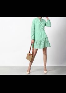 Chic Green Embroidered Kurta