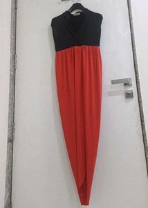 Chic Black & red Maxi Dress