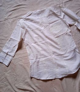 Classic White Button-Up Shirt