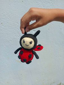 Crocheted Ladybug Plushie