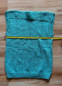 Teal Knitted Sleeveless Vest