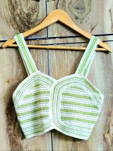 Crochet Crop Top - Bohemian Style Size-28-30
