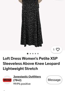Leopard Print Sleeveless Mini Dress
