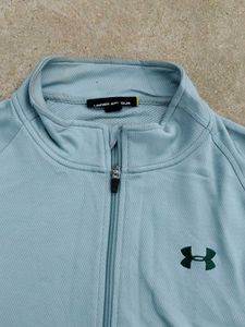 Under Armour Light Blue Zip-Up Jacket