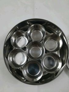 Stainless Steel masala box with Lid