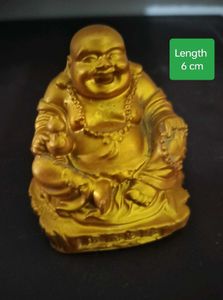 Golden Laughing Buddha Statue