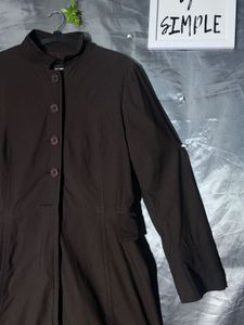 Elegant Brown Women's Coat