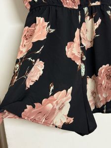 Floral Print Romper
