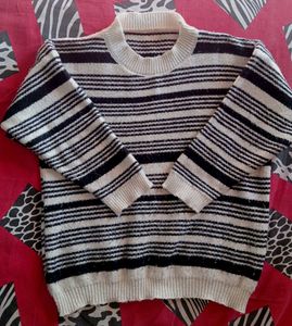 Striped Knit Sweater