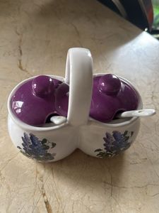 Decorative Ceramic Spice Jar Set