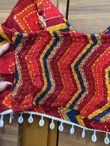Stylish Ethnic Blouse with Shell Details