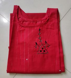 🆕Red Colour Kurti..❤️