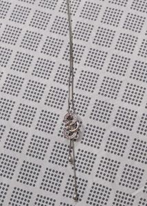 Linked Circles Necklace- adjustable chain