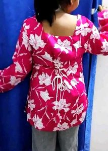 Floral Print Kurta