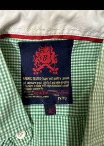 Men's Green Checked Shirt