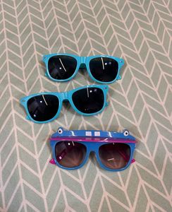 Fun Blue Sunglasses Set