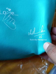 Pilgrim Teal Pouch with "With Love"